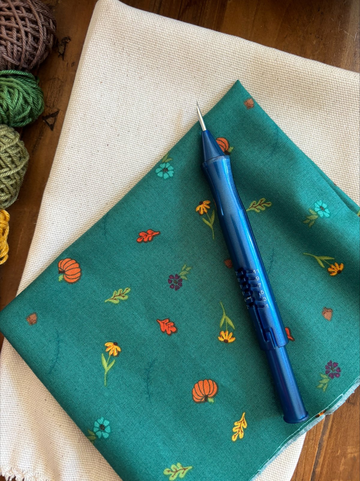 Pumpkin Trios Punch Needle Kit | Anka's Treasures